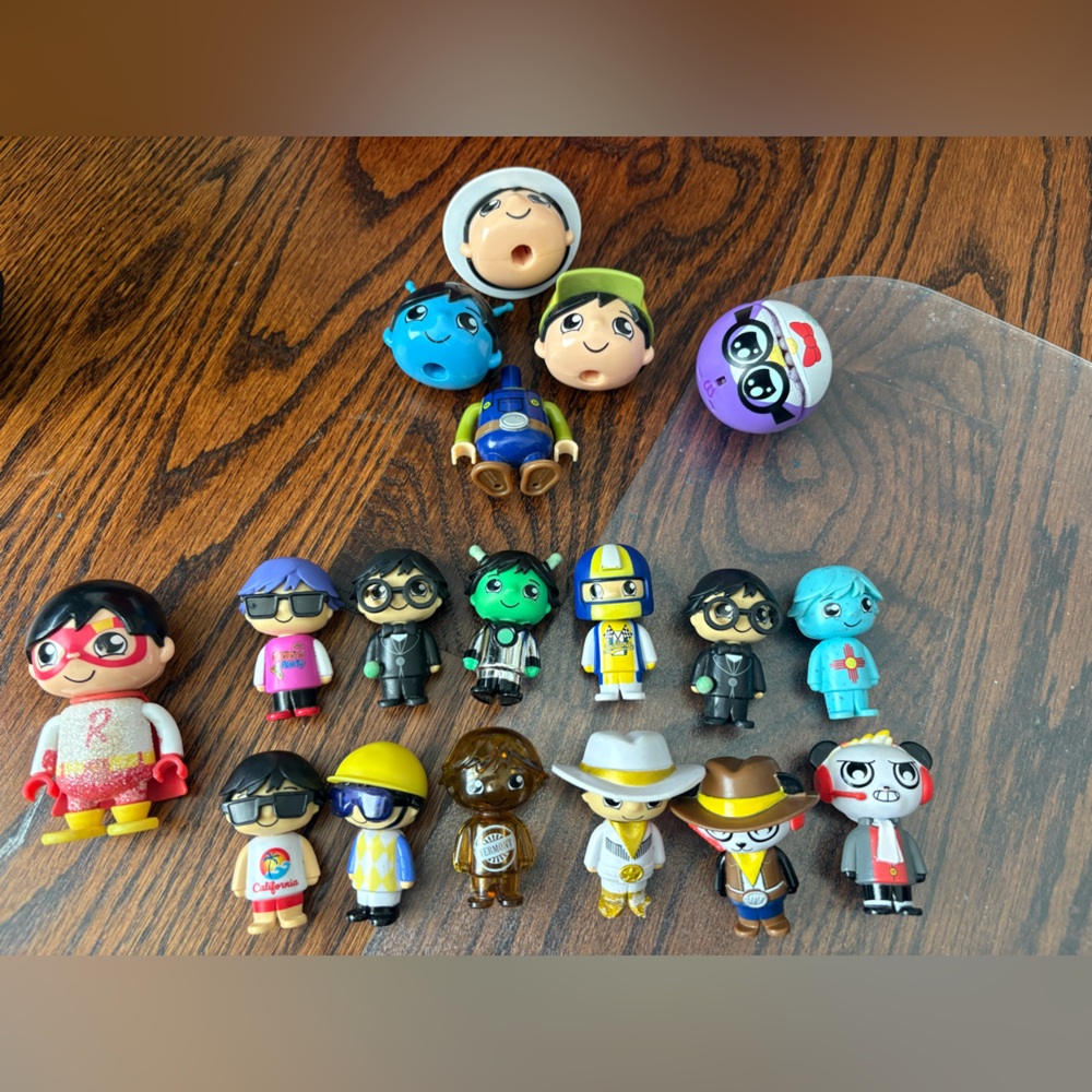 Ryans World Action Figures Lot Various Figures Dolls